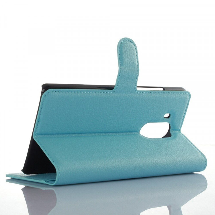 Чехол с визитницей для Huawei Mate 8 (голубой)