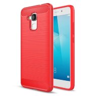 Чехол-накладка Carbon Fibre для Huawei Honor 5c (красный) Чехол-накладка Carbon Fibre для Huawei Honor 5c (красный)