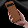 Кожаный чехол Cowhide для Google Pixel 6 Pro (коричневый)
