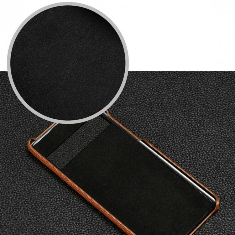 Кожаный чехол Cowhide для Google Pixel 6 Pro (коричневый)