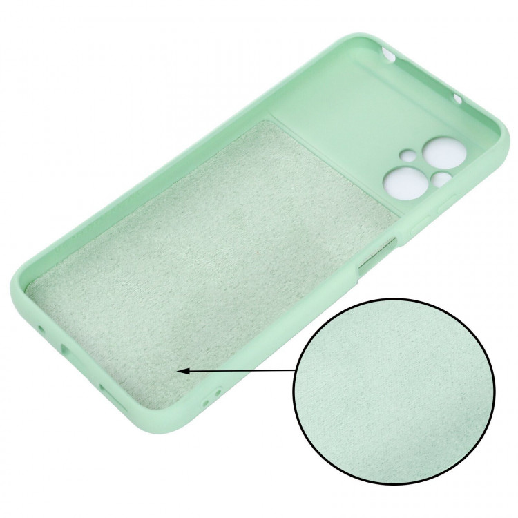 Силиконовый чехол Mobile Shell для Xiaomi Poco M5 4G (зеленый)