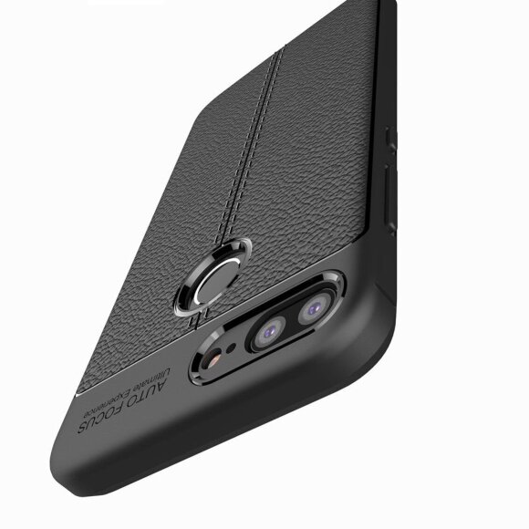 Чехол-накладка Litchi Grain для Huawei Honor 9i / Honor 9N (черный) Чехол-накладка Litchi Grain для Huawei Honor 9i / Honor 9N (черный)