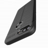 Чехол-накладка Litchi Grain для Huawei Honor 9i / Honor 9N (черный)