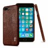 Чехол-накладка iMak Ruiyi Crocodile для iPhone 8 Plus / iPhone 7 Plus (коричневый)