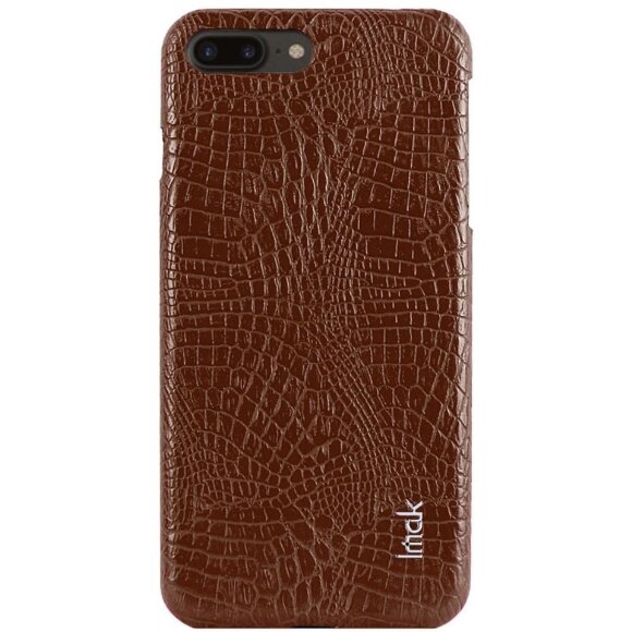 Чехол-накладка iMak Ruiyi Crocodile для iPhone 8 Plus / iPhone 7 Plus (коричневый) Чехол-накладка iMak Ruiyi Crocodile для iPhone 8 Plus / iPhone 7 Plus (коричневый)