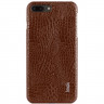 Чехол-накладка iMak Ruiyi Crocodile для iPhone 8 Plus / iPhone 7 Plus (коричневый)