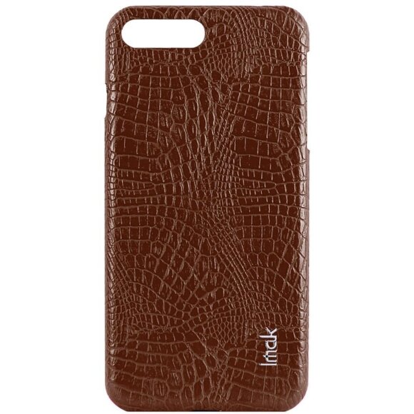 Чехол-накладка iMak Ruiyi Crocodile для iPhone 8 Plus / iPhone 7 Plus (коричневый) Чехол-накладка iMak Ruiyi Crocodile для iPhone 8 Plus / iPhone 7 Plus (коричневый)