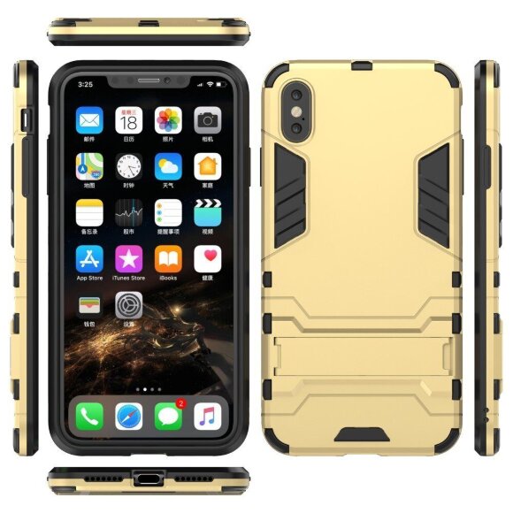 Чехол Duty Armor для iPhone XS Max (золотой)