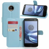 Чехол с визитницей для Motorola Moto Z (голубой) Чехол с визитницей для Motorola Moto Z (голубой)