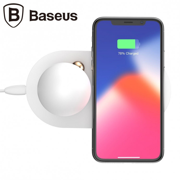 Беспроводное зарядное устройство с лампой Baseus