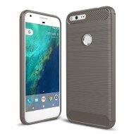 Чехол-накладка Carbon Fibre для Google Pixel XL (серый)