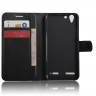Чехол с визитницей для Lenovo Vibe K5 / K5 Plus (черный)