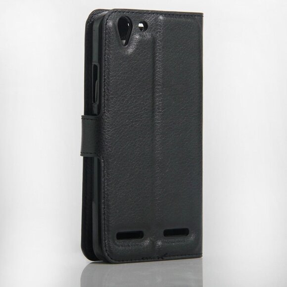 Чехол с визитницей для Lenovo Vibe K5 / K5 Plus (черный) Чехол с визитницей для Lenovo Vibe K5 / K5 Plus (черный)