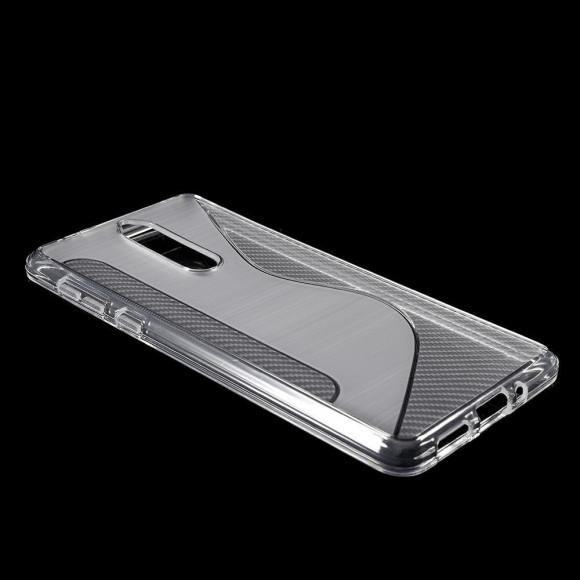 Нескользящий чехол для Nokia 8 (прозрачный)