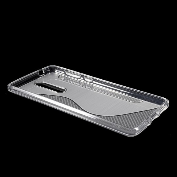 Нескользящий чехол для Nokia 8 (прозрачный)