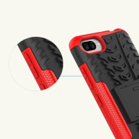 Чехол Hybrid Armor для Asus Zenfone 4 Max ZC554KL (черный + красный)