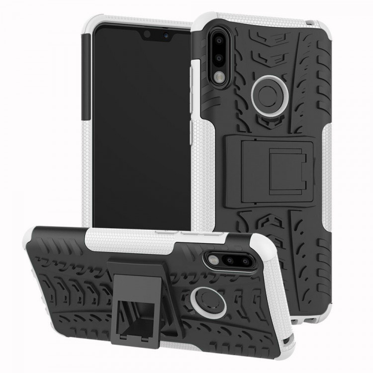 Чехол Hybrid Armor для ASUS Zenfone Max Pro (M2) ZB631KL (черный + белый)