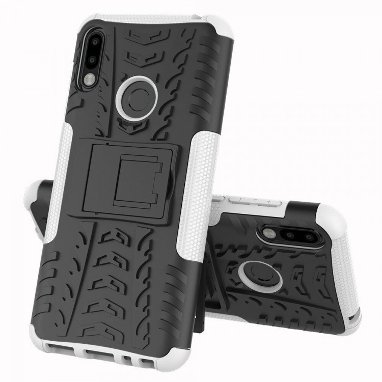 Чехол Hybrid Armor для ASUS Zenfone Max Pro (M2) ZB631KL (черный + белый)