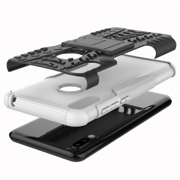 Чехол Hybrid Armor для ASUS Zenfone Max Pro (M2) ZB631KL (черный + белый)