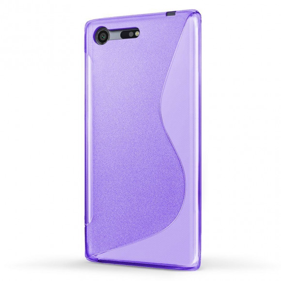 Нескользящий чехол для Sony Xperia XZ Premium (фиолетовый)