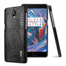 Чехол-накладка iMak Ruiyi Crocodile для OnePlus 3 / OnePlus 3T (черный)