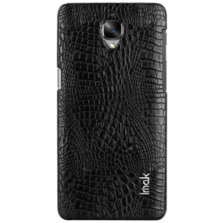 Чехол-накладка iMak Ruiyi Crocodile для OnePlus 3 / OnePlus 3T (черный)