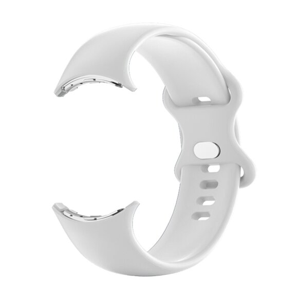 Силиконовый ремешок для Google Pixel Watch - Size Large (белый) Силиконовый ремешок для Google Pixel Watch - Size Large (белый)