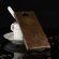 Кожаная накладка-чехол Litchi Texture для Sony Xperia 10 Plus (коричневый)