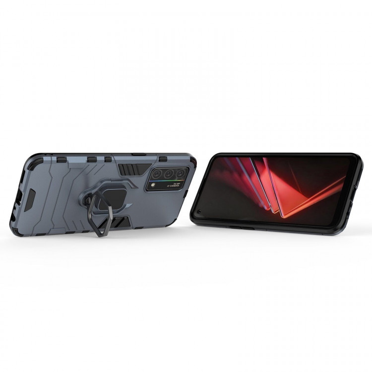 Чехол Armor Ring Holder для Realme GT Master Edition (темно-синий)