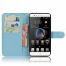 Чехол с визитницей для ZTE Blade A610 (голубой)