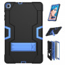 Гибридный TPU чехол для Samsung Galaxy Tab A 10.1 (2019) SM-T510 / SM-T515 (черный + голубой)