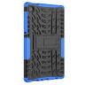 Чехол Hybrid Armor для Samsung Galaxy Tab A7 Lite SM-T220 / SM-T225 (черный + голубой)
