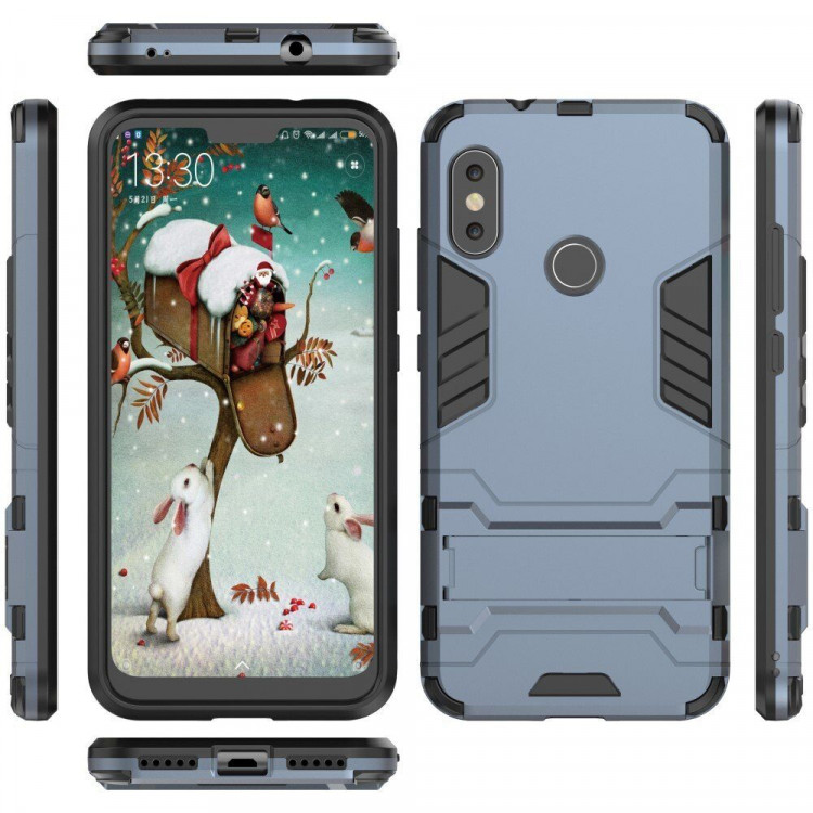 Чехол Duty Armor для Xiaomi Redmi 6 Pro / Mi A2 Lite (темно-синий)