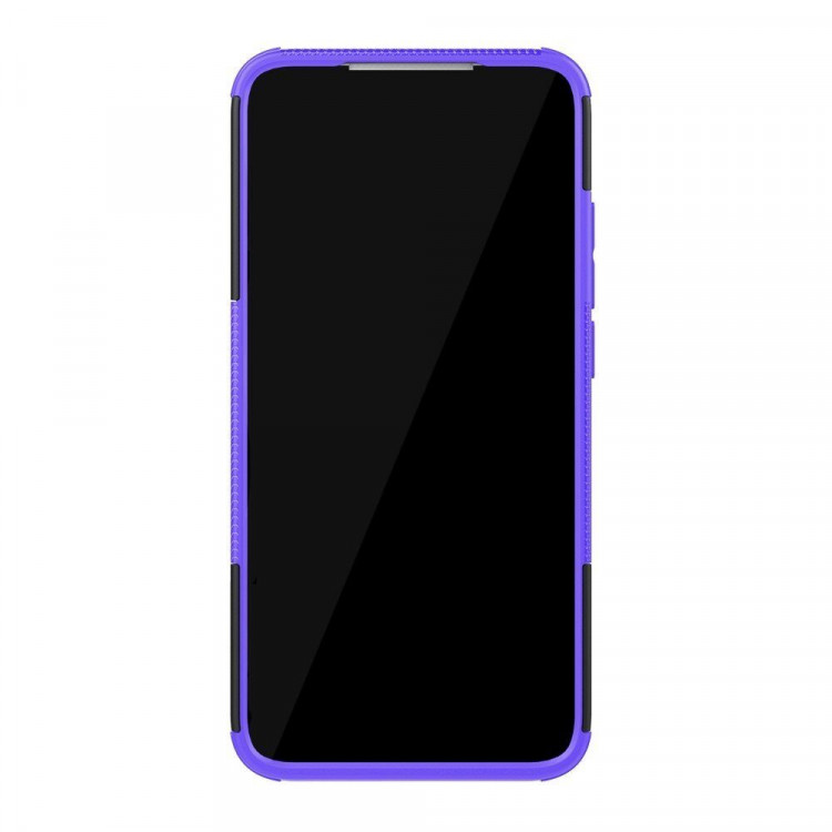Чехол Hybrid Armor для Xiaomi Redmi 7 / Redmi Y3 (черный + фиолетовый)
