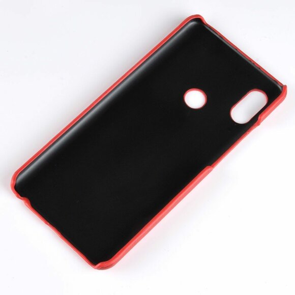 Чехол Litchi Texture для Xiaomi Redmi Note 5 / 5 Pro (красный)