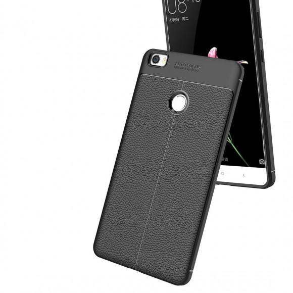 Чехол-накладка Litchi Grain для Xiaomi Mi Max (черный) Чехол-накладка Litchi Grain для Xiaomi Mi Max (черный)