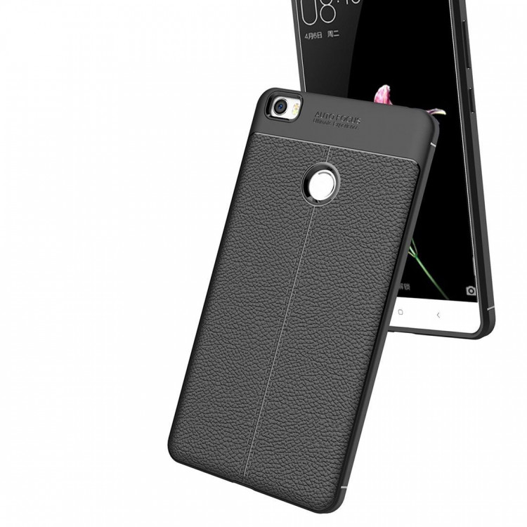 Чехол-накладка Litchi Grain для Xiaomi Mi Max (черный)