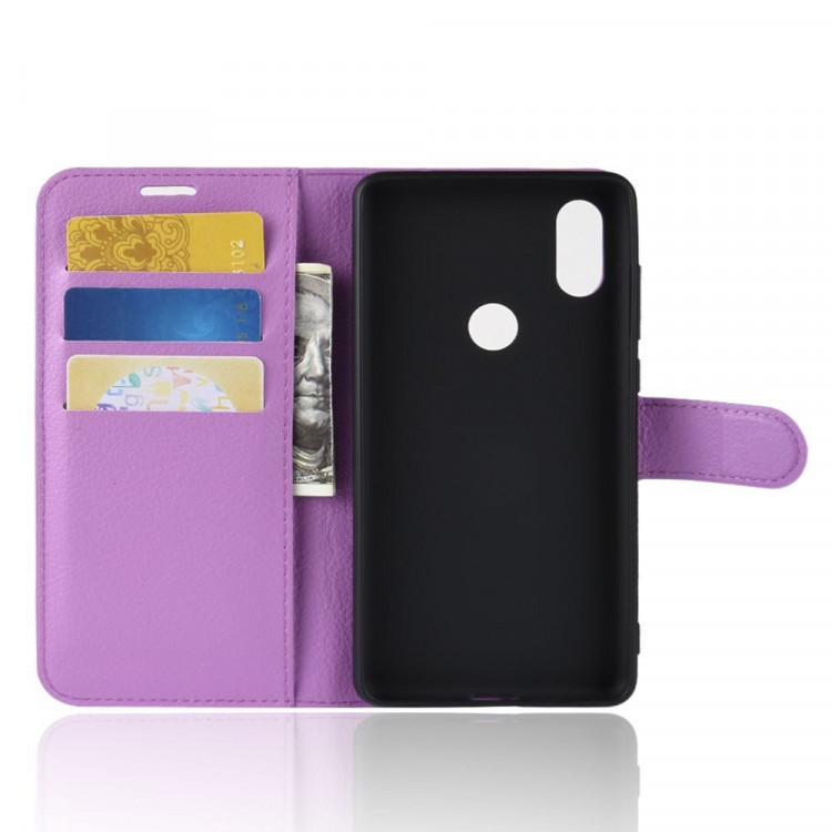 Чехол с визитницей для Xiaomi Mi Mix 2s (фиолетовый)
