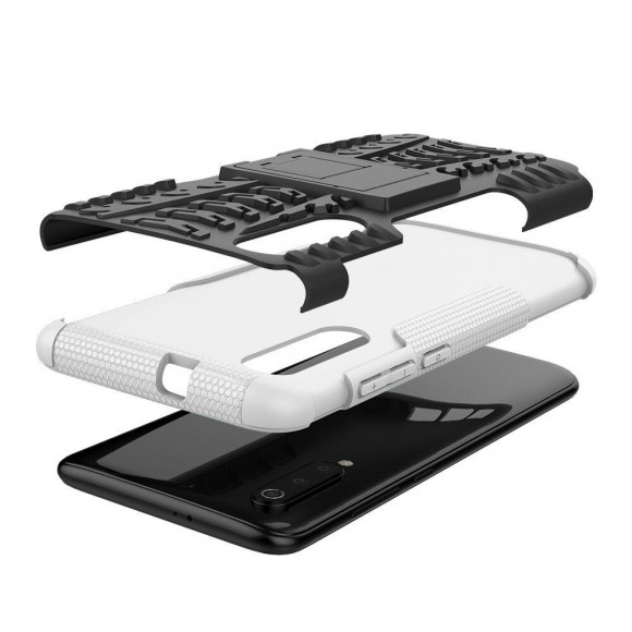 Чехол Hybrid Armor для Xiaomi Mi 9 (черный + белый) Чехол Hybrid Armor для Xiaomi Mi 9 (черный + белый)