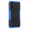 Чехол Hybrid Armor для Xiaomi Mi CC9 / Xiaomi Mi 9 Lite (черный + голубой)