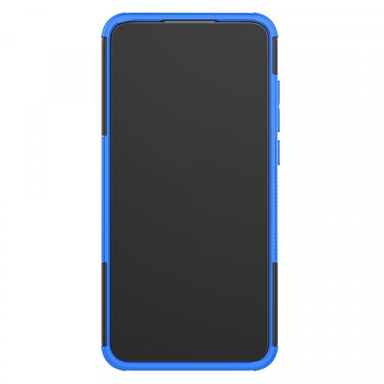Чехол Hybrid Armor для Xiaomi Mi CC9 / Xiaomi Mi 9 Lite (черный + голубой)