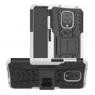 Чехол Hybrid Armor для Redmi Note 9S / Note 9 Pro / Note 9 Pro Max (черный + белый) Чехол Hybrid Armor для Redmi Note 9S / Note 9 Pro / Note 9 Pro Max (черный + белый)