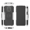 Чехол Hybrid Armor для Redmi Note 9S / Note 9 Pro / Note 9 Pro Max (черный + белый)