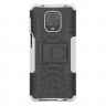 Чехол Hybrid Armor для Redmi Note 9S / Note 9 Pro / Note 9 Pro Max (черный + белый)
