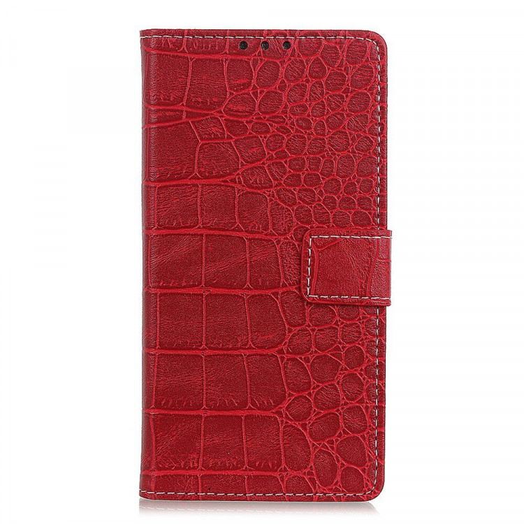 Чехол Crocodile Texture для Samsung Galaxy A50 / Galaxy A50s / Galaxy A30s (красный)
