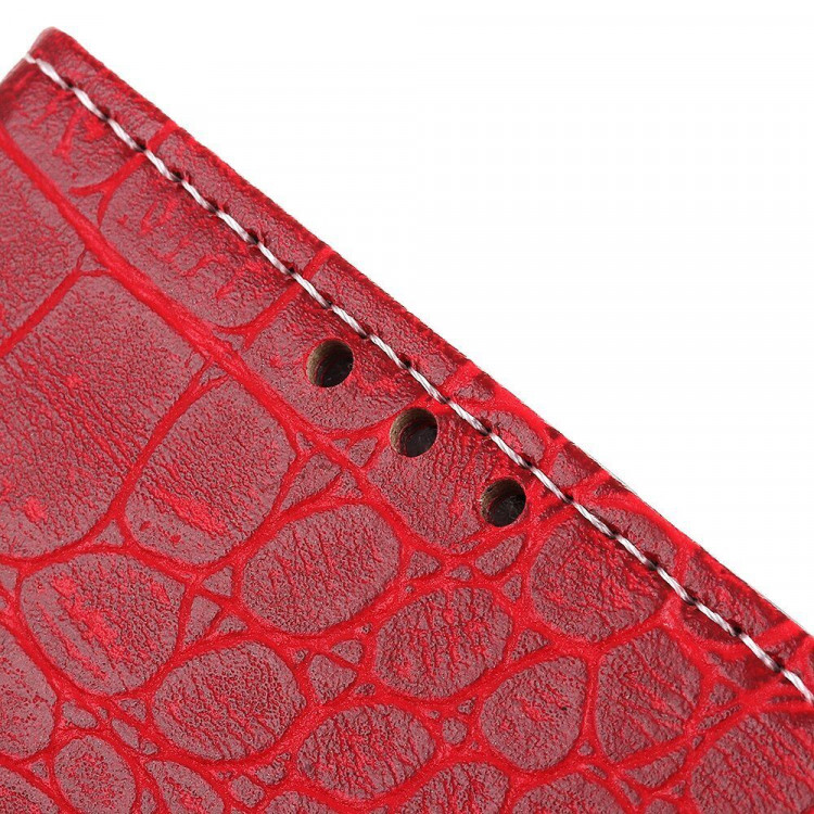 Чехол Crocodile Texture для Samsung Galaxy A50 / Galaxy A50s / Galaxy A30s (красный)