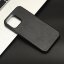 Кожаная накладка-чехол для iPhone 14 Pro Max (черный)