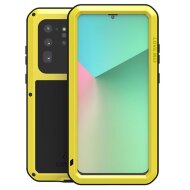 Гибридный чехол LOVE MEI для Samsung Galaxy S20 Ultra (желтый)