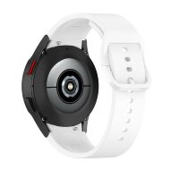 Силиконовый ремешок для Samsung Galaxy Watch 5 / Watch 5 Pro (белый) Силиконовый ремешок для Samsung Galaxy Watch 5 / Watch 5 Pro (белый)