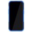 Чехол Hybrid Armor для iPhone 14 Pro Max (черный + голубой)